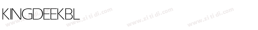 KINGDEEKB Light字体转换